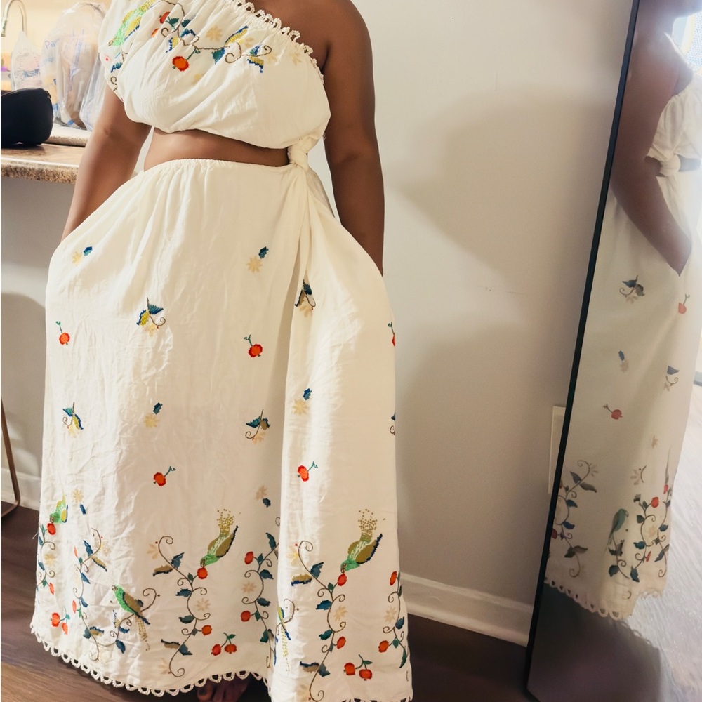 FARM RIO Pitanga one shoulder cut-out maxi dress - Picture 8 of 15